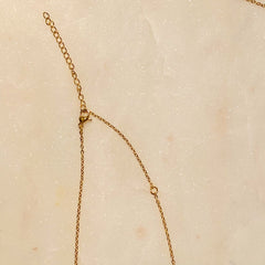 Art Deco Initial Necklace