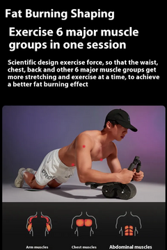 Automatic Rebound Ab Wheel – Core Trainer for Home Gym
