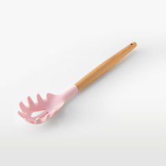 Silicone Kitchen Utensil Set – Heat-Resistant Tools with Wooden Handles