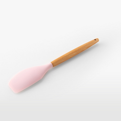 Silicone Kitchen Utensil Set – Heat-Resistant Tools with Wooden Handles