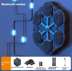 Smart Boxing Target Machine – Bluetooth, LED & Music | Home Gym