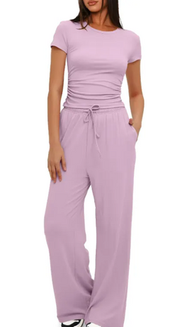 2-Piece Yoga Set — Tank Top & High-Waisted Leggings for Women
