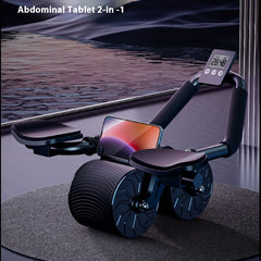 Automatic Rebound Ab Wheel – Core Trainer for Home Gym