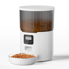 Smart Automatic Pet Feeder – 4L WiFi & Button Control for Cats & Dogs