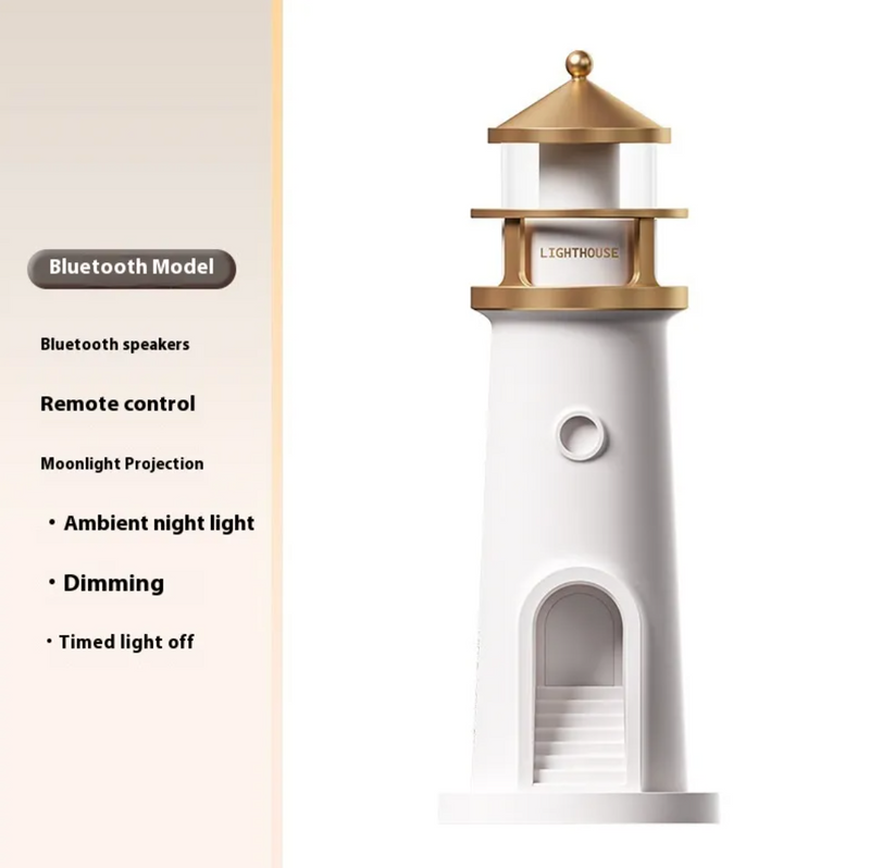 Lighthouse Moonlight Night Lamp – Bluetooth, Motion Sensor & Remote Control