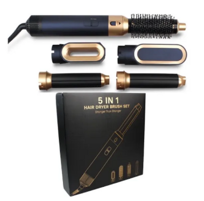 5-in-1 Hair Styler & Curling Iron – Dry, Curl, Straighten & Style at Home