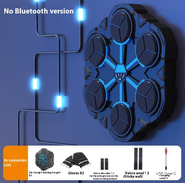 Smart Boxing Target Machine – Bluetooth, LED & Music | Home Gym