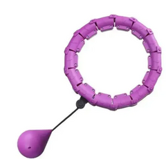 2-in-1 Weighted Hula Hoop — Auto-Spinning, Detachable, for Weight Loss & Core Toning