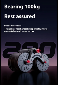 Automatic Rebound Ab Wheel – Core Trainer for Home Gym