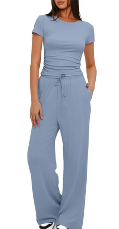 2-Piece Yoga Set — Tank Top & High-Waisted Leggings for Women