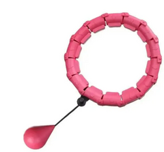 2-in-1 Weighted Hula Hoop — Auto-Spinning, Detachable, for Weight Loss & Core Toning