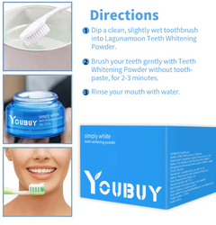 Teeth Whitening Powder — Enamel-Safe Brightening for Coffee, Tea & Smoke Stains