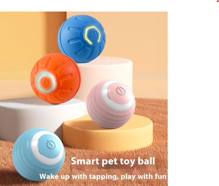Interactive Smart Dog & Cat Toy Ball – Auto-Bouncing USB Pet Toy