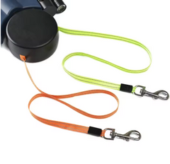 Dual Retractable Dog Leash — Walk Two Dogs at Once, 3M Telescopic with Ergonomic Grip