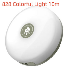 Rechargeable LED String Lights — 7 Colors, Waterproof, Camping & Home