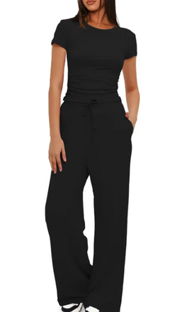 2-Piece Yoga Set — Tank Top & High-Waisted Leggings for Women