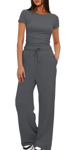 2-Piece Yoga Set — Tank Top & High-Waisted Leggings for Women