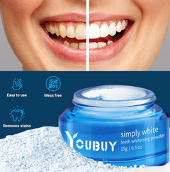 Teeth Whitening Powder — Enamel-Safe Brightening for Coffee, Tea & Smoke Stains