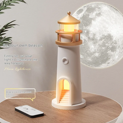 Lighthouse Moonlight Night Lamp – Bluetooth, Motion Sensor & Remote Control