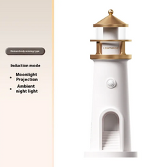 Lighthouse Moonlight Night Lamp – Bluetooth, Motion Sensor & Remote Control