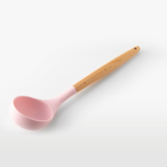 Silicone Kitchen Utensil Set – Heat-Resistant Tools with Wooden Handles