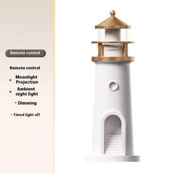 Lighthouse Moonlight Night Lamp – Bluetooth, Motion Sensor & Remote Control