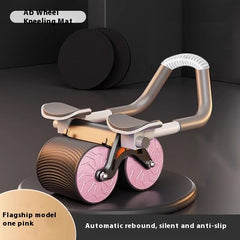 Automatic Rebound Ab Wheel – Core Trainer for Home Gym