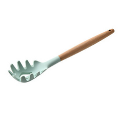 Silicone Kitchen Utensil Set – Heat-Resistant Tools with Wooden Handles