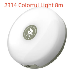 Rechargeable LED String Lights — 7 Colors, Waterproof, Camping & Home